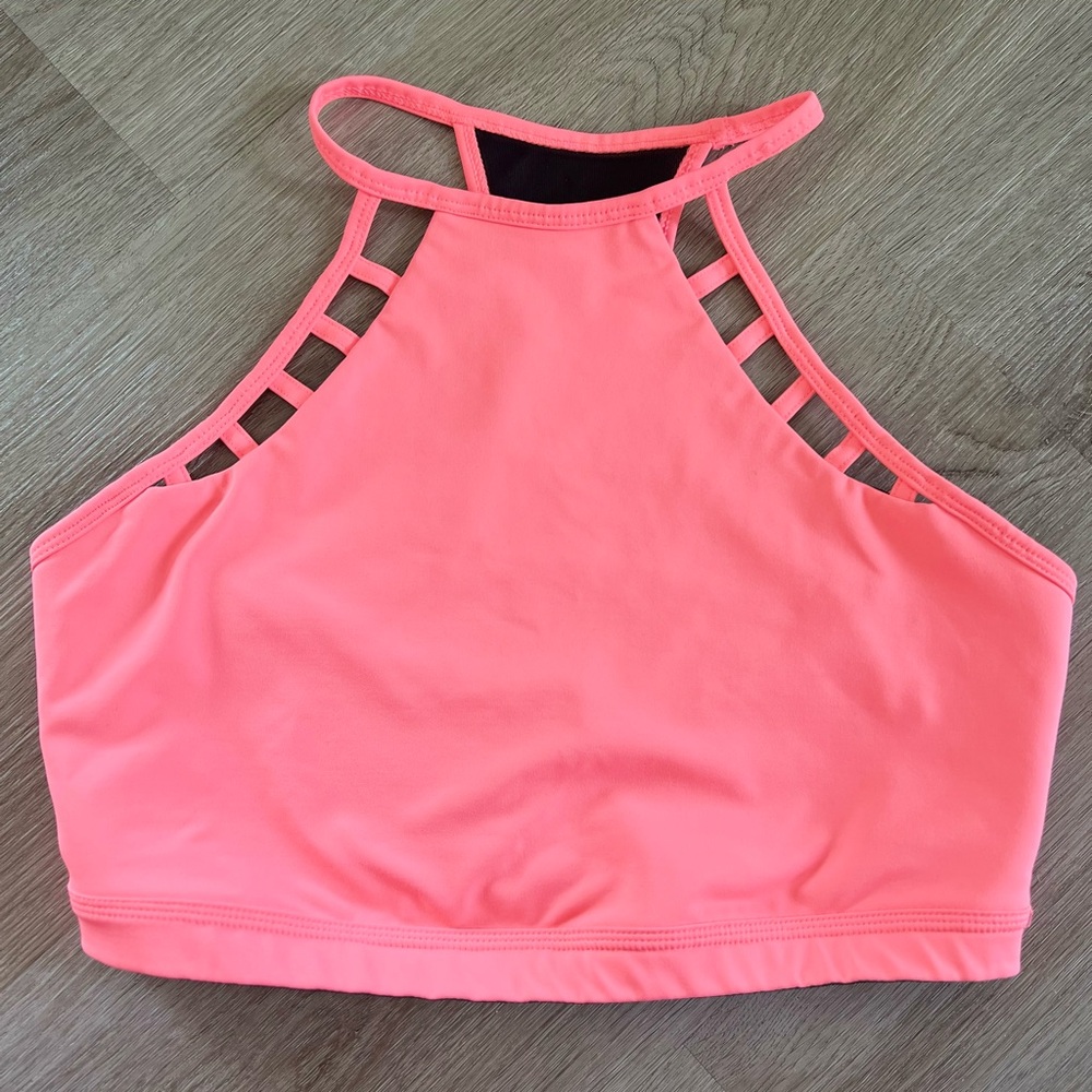Exp Core Performance Women's Coral Sports Bra NWOT